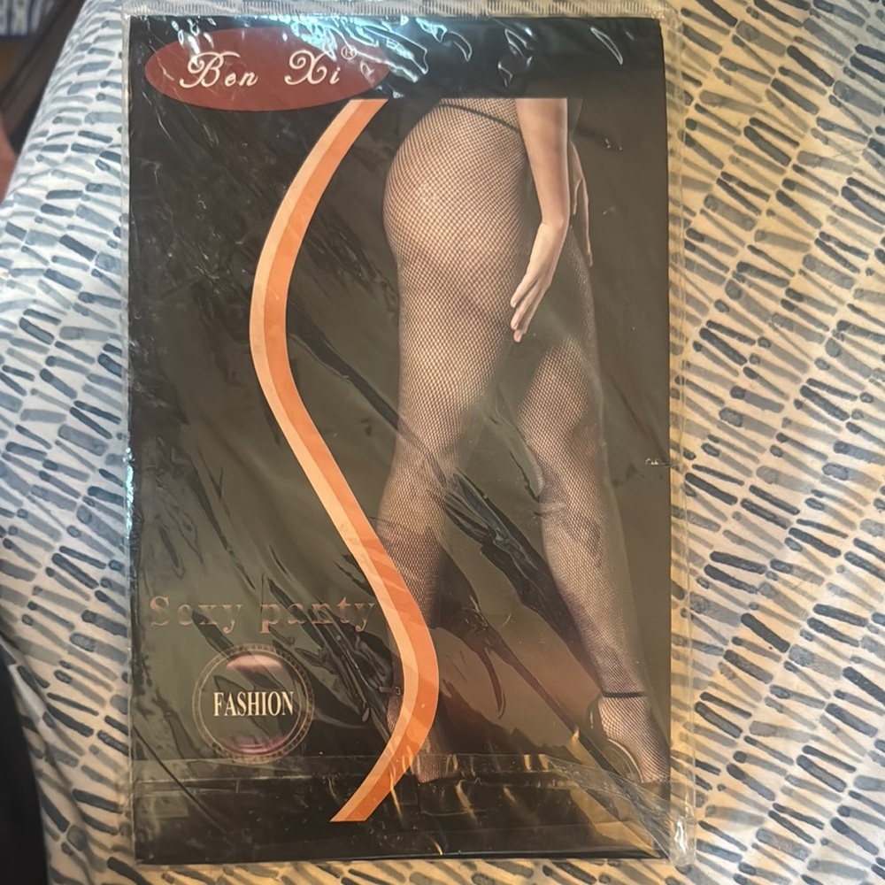 Ben Xi Black Fishnet Tights